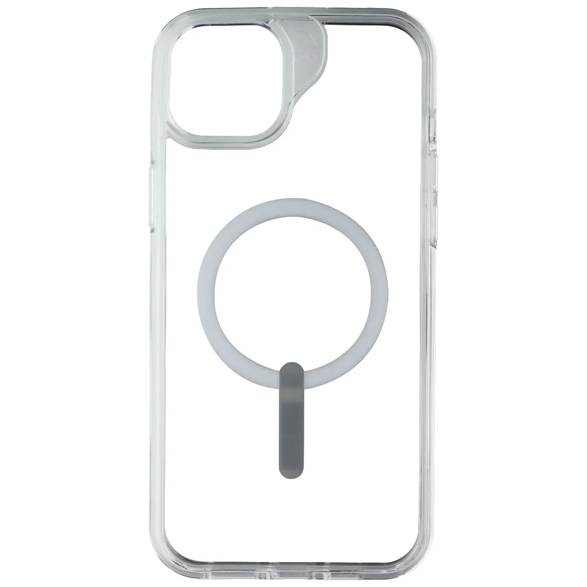 Zagg Crystal Palace Protect Case for MagSafe for iPhone 15 Plus/14 Plus - Clear Shock Resistant Build Glossy Pattern
