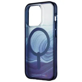 ZAGG Gear4 Milan Snap Series Case for MagSafe for iPhone 14 Pro - Blue Swirl Premium Protection Subtle design