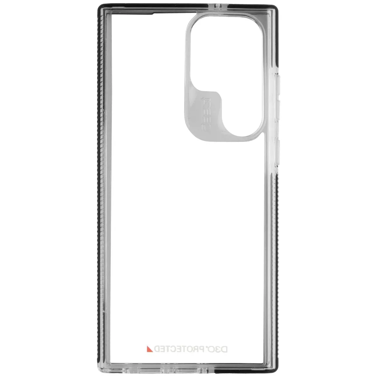 High protection ZAGG Gear4 Santa Cruz Series Case for Samsung Galaxy S23 Ultra - Clear / Black