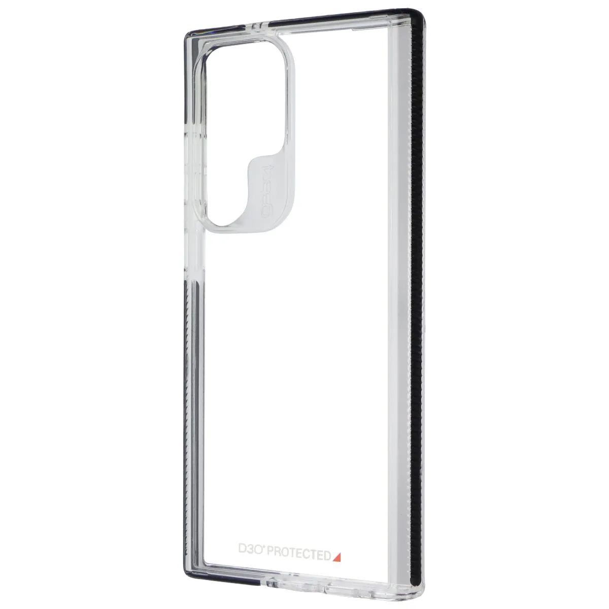 ZAGG Gear4 Santa Cruz Series Case for Samsung Galaxy S23 Ultra - Clear / Black Everyday Function