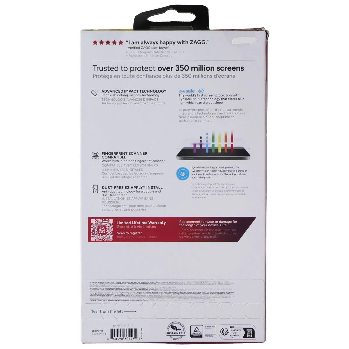 ZAGG Invisible Shield Fusion XTR3 Screen Protector for Samsung Galaxy S24  Screen Defense Max Ultra Elite Screen Care Elite Max