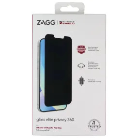 Screen Defense Elite Ultra ZAGG Invisible Shield Glass Elite Privacy 360 for Apple iPhone 14 Plus