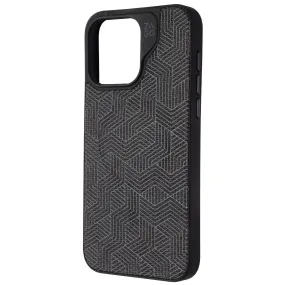 Zagg London Snap Series Case for Apple iPhone 15 Pro Max - Black Geo Ergonomic form Stylish Shape