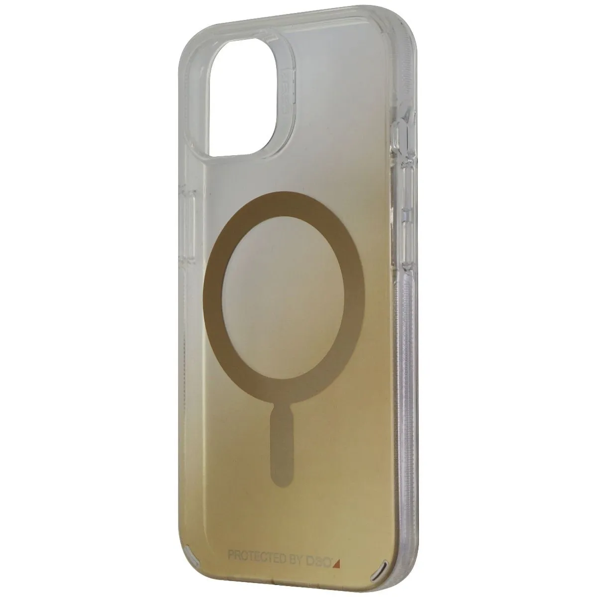 Travel Accessory ZAGG Milan Snap Series Case for MagSafe for Apple iPhone 13 - Gold/Clear