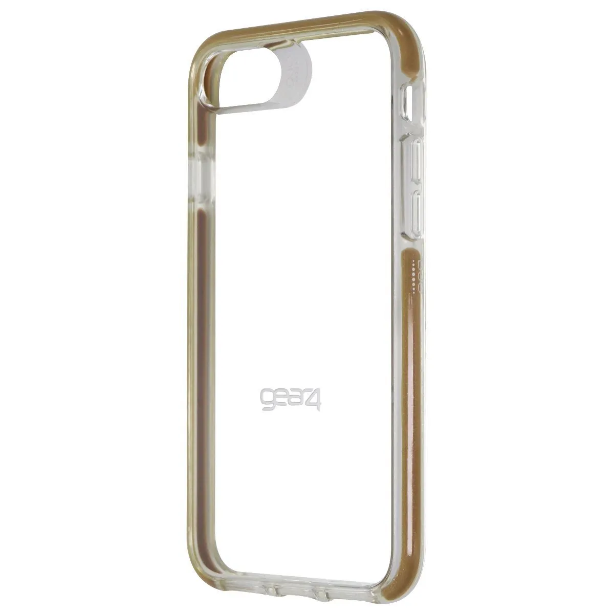 Vivid colors Protective Form Texture ZAGG Piccadilly Series Hybrid Case for Apple iPhone 7/8 ?C Clear/Gold border