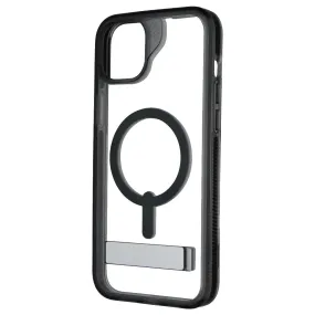 Unique Artwork Stylish Detail ZAGG Santa Cruz Snap Kickstand Case for MagSafe for iPhone 15 Plus - Black