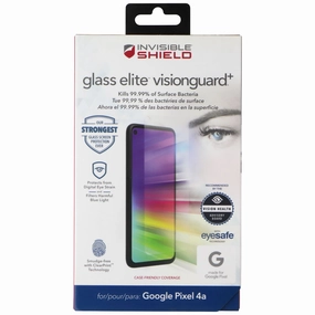 edge reinforced protector ZAGG InvisibleShield Glass Elite VisionGuard  Protector for Google Pixel 4a