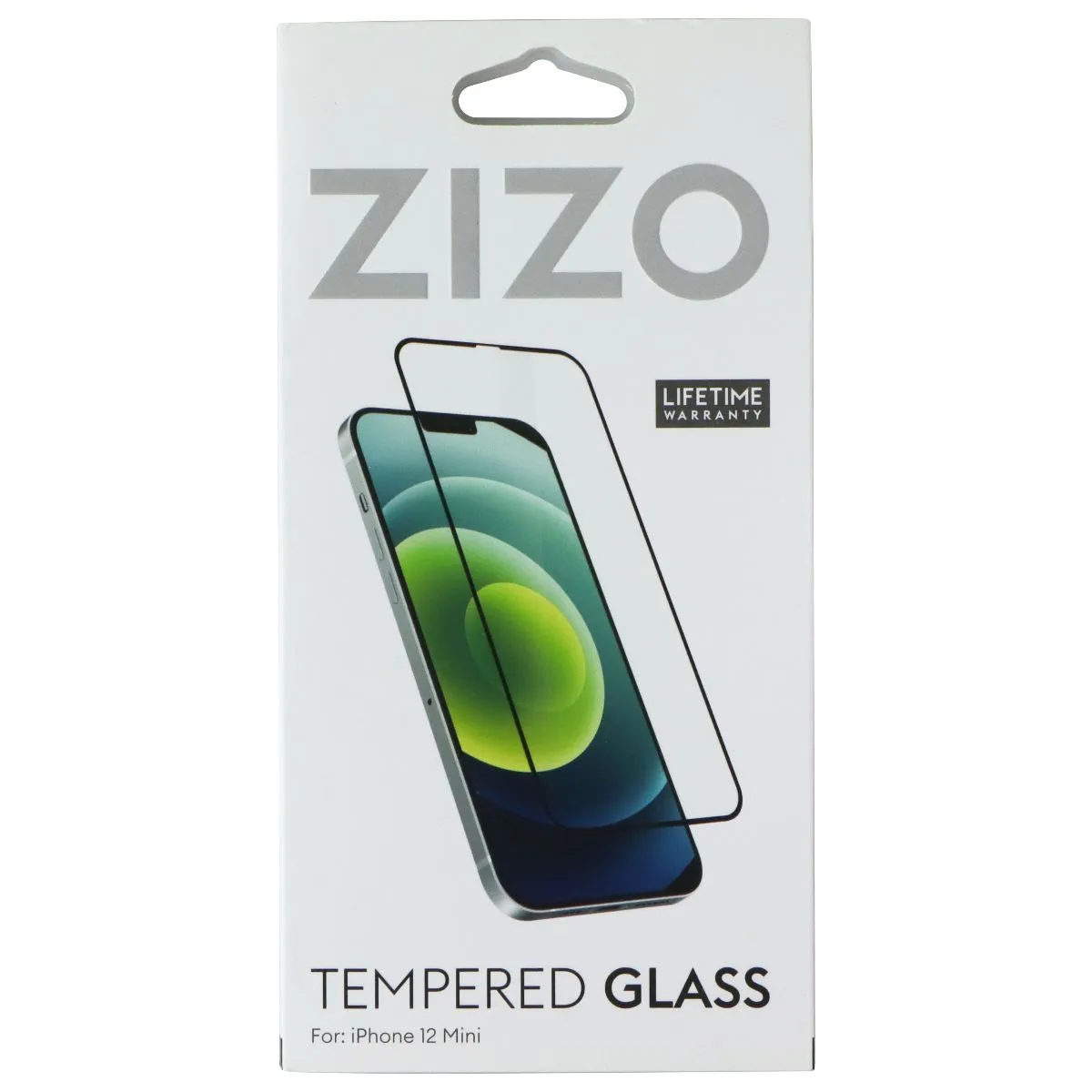 Screen Guard Ultra Elite Plus eye protection ZIZO Tempered Glass for Apple iPhone 12 Mini - Black Edges