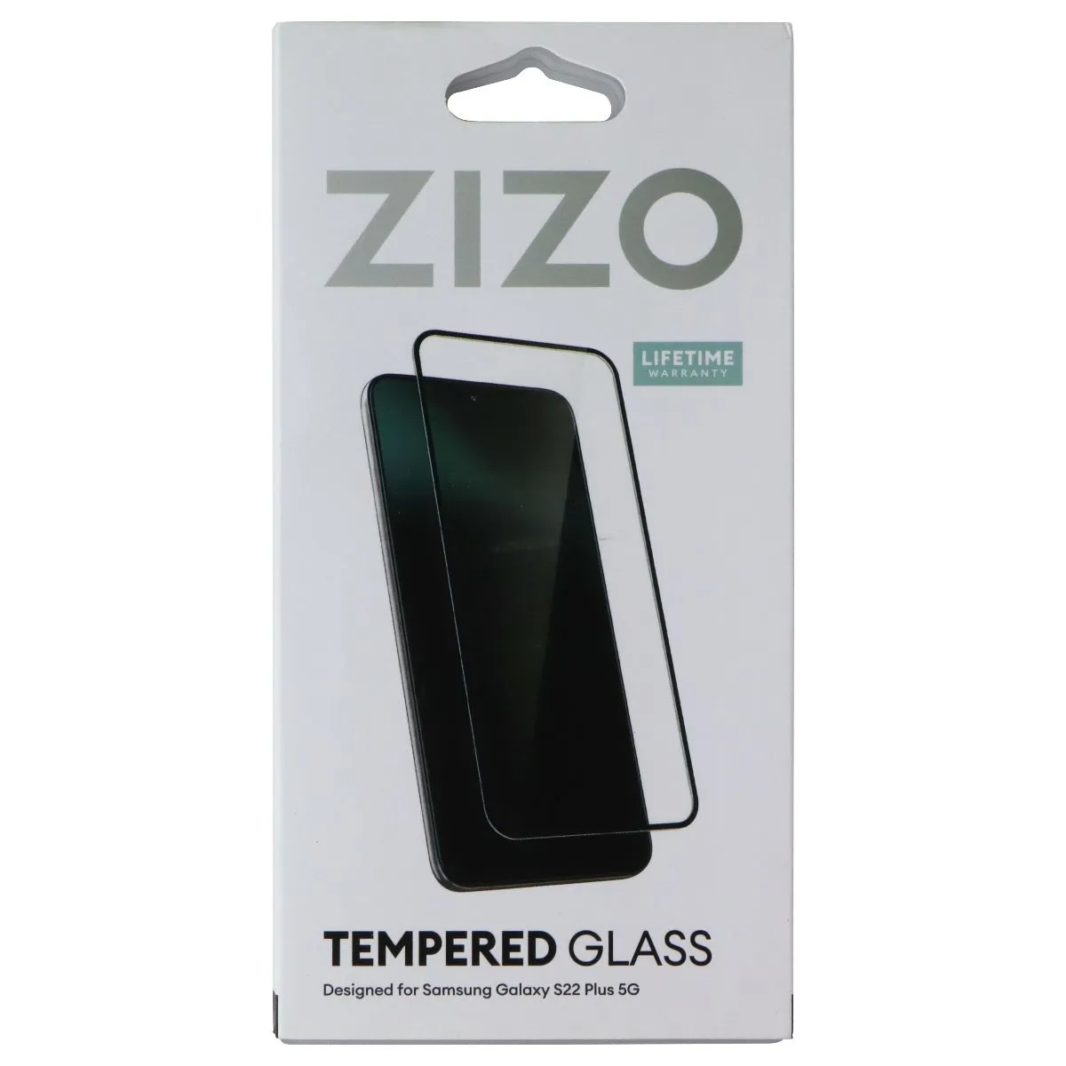 ZIZO Tempered Glass for Samsung Galaxy S22 Plus 5G - Black Edges Crystal Clear Layer Ultra Fit