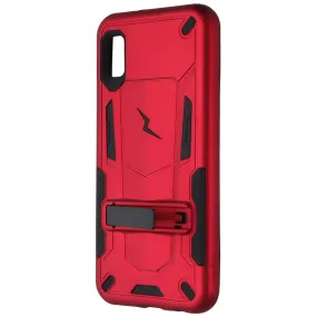 Slim Look Edge Shield ZIZO Transform Series Kickstand Case for Samsung Galaxy A10e - Red/Black